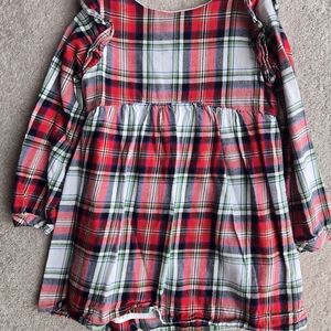 Cat & Jack Vibrant Plaid Dress with Ruffles